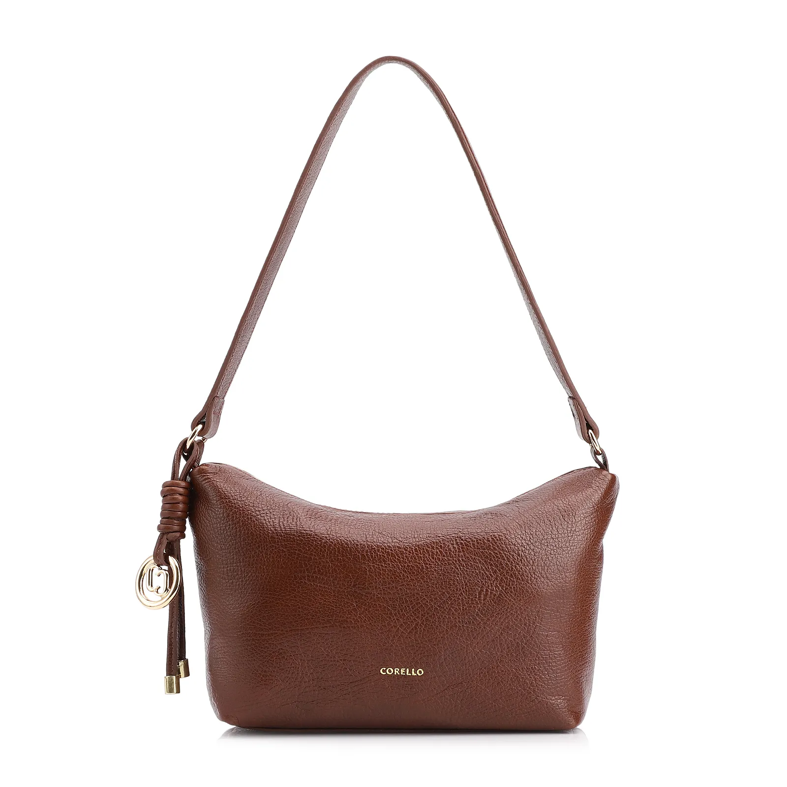 Bolsa De Ombro Couro Antique Marrom