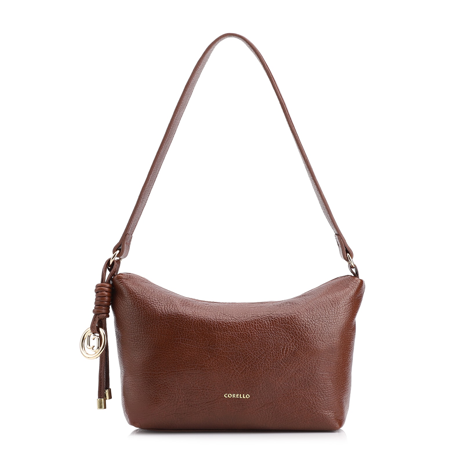 Bolsa De Ombro Couro Antique Marrom