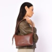 Bolsa De Ombro Couro Antique Marrom - imagem 2