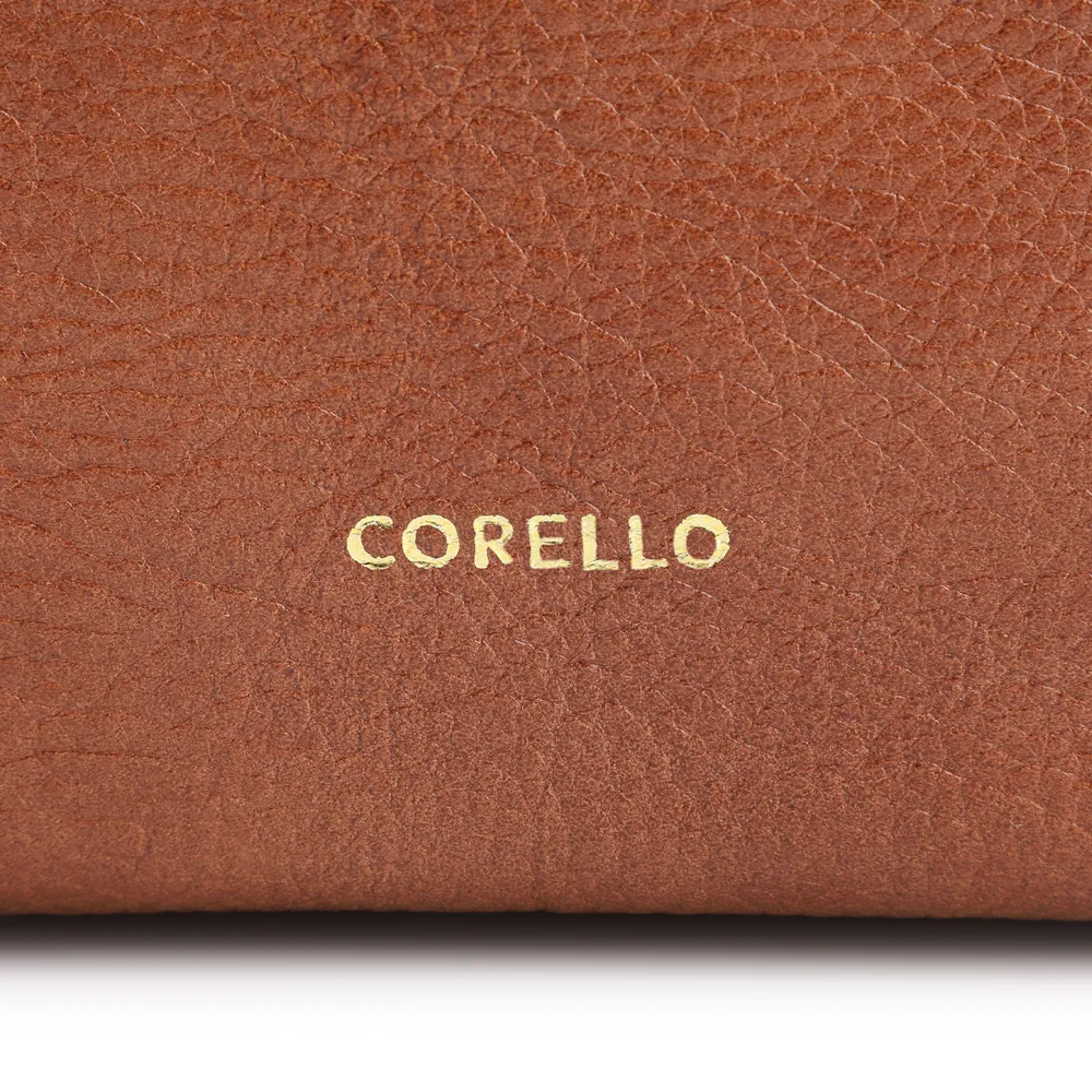 Bolsa De Ombro Couro Antique  Marrom Claro - imagem 5