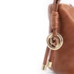 Bolsa De Ombro Couro Antique  Marrom Claro - imagem 6