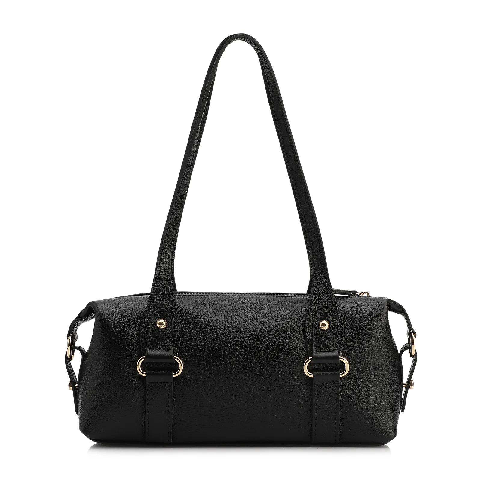 Bolsa De Ombro Couro Antique Preto