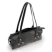 Bolsa De Ombro Couro Antique Preto - imagem 4