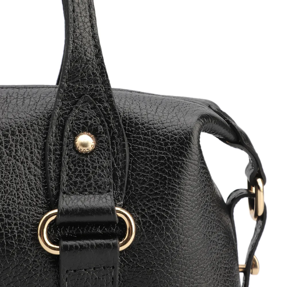 Bolsa De Ombro Couro Antique Preto - imagem 7