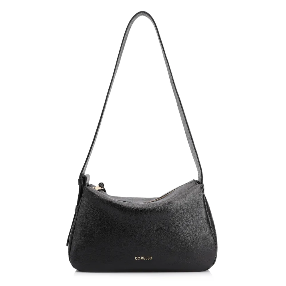 Bolsa De Ombro Couro Antique Preto