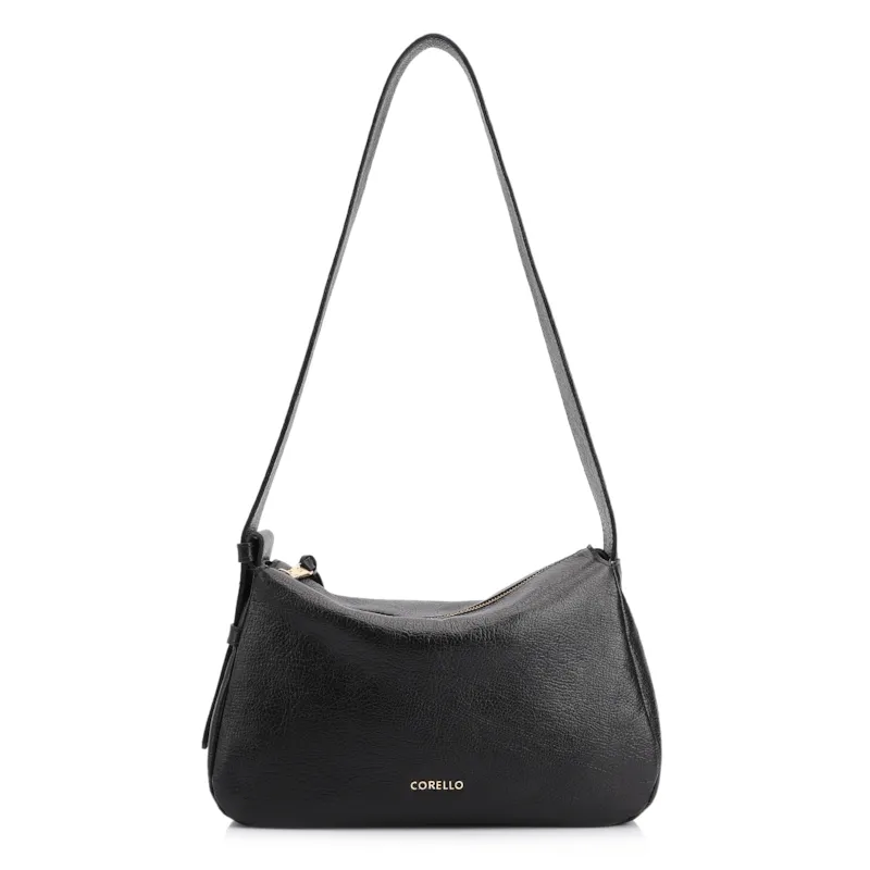 Bolsa De Ombro Couro Antique Preto