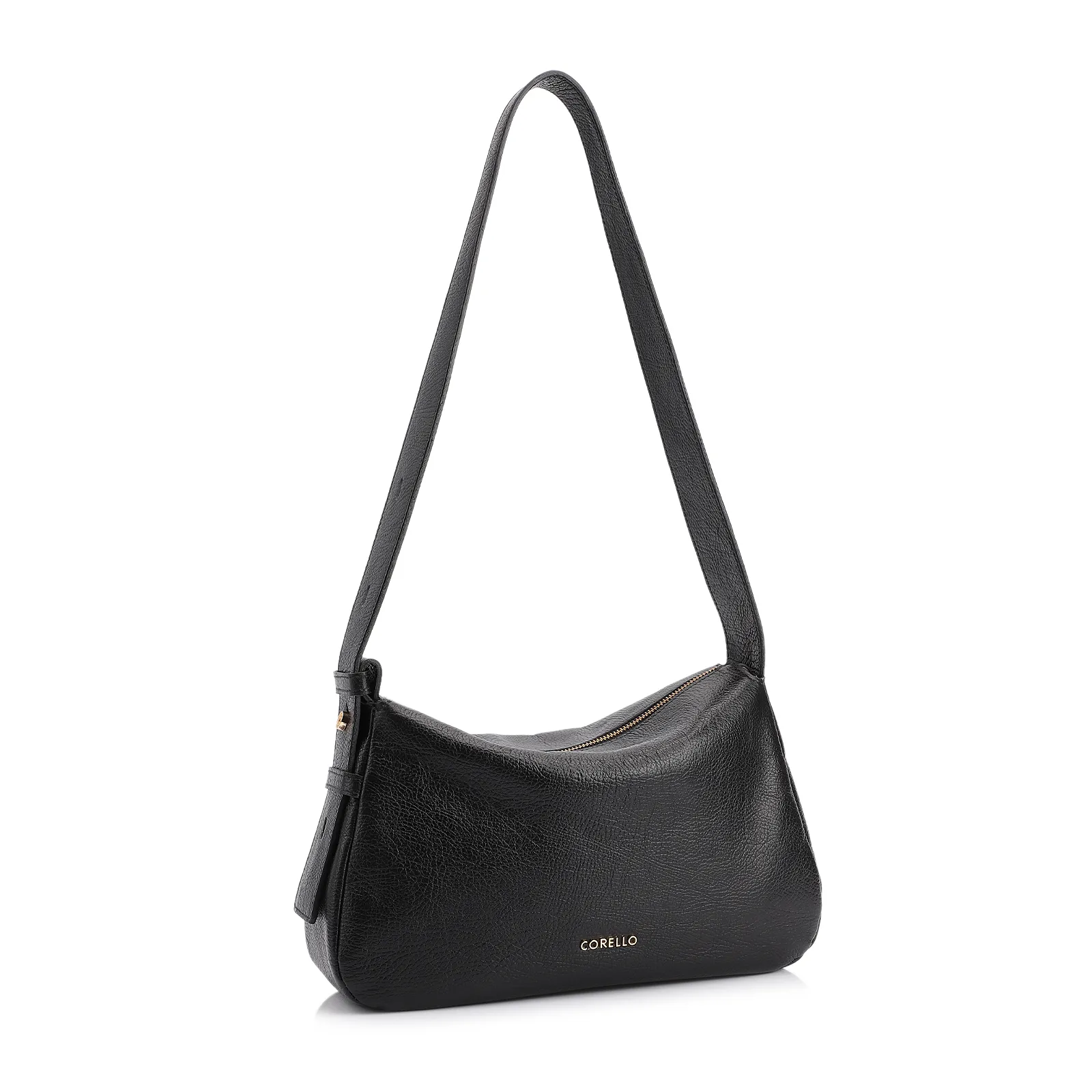 Bolsa De Ombro Couro Antique Preto