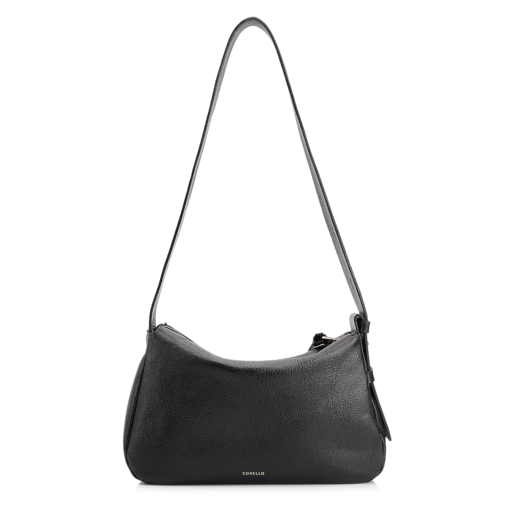 Bolsa De Ombro Couro Antique Preto - imagem 4