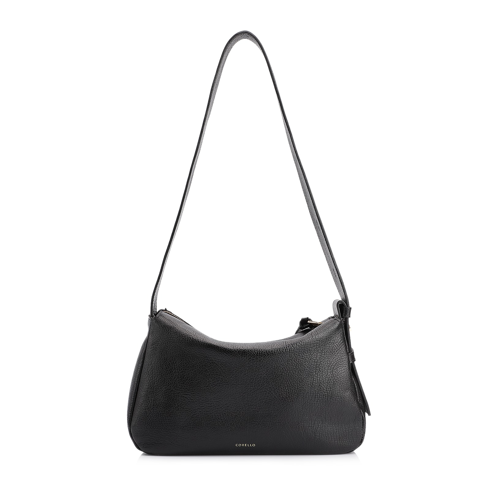 Bolsa De Ombro Couro Antique Preto