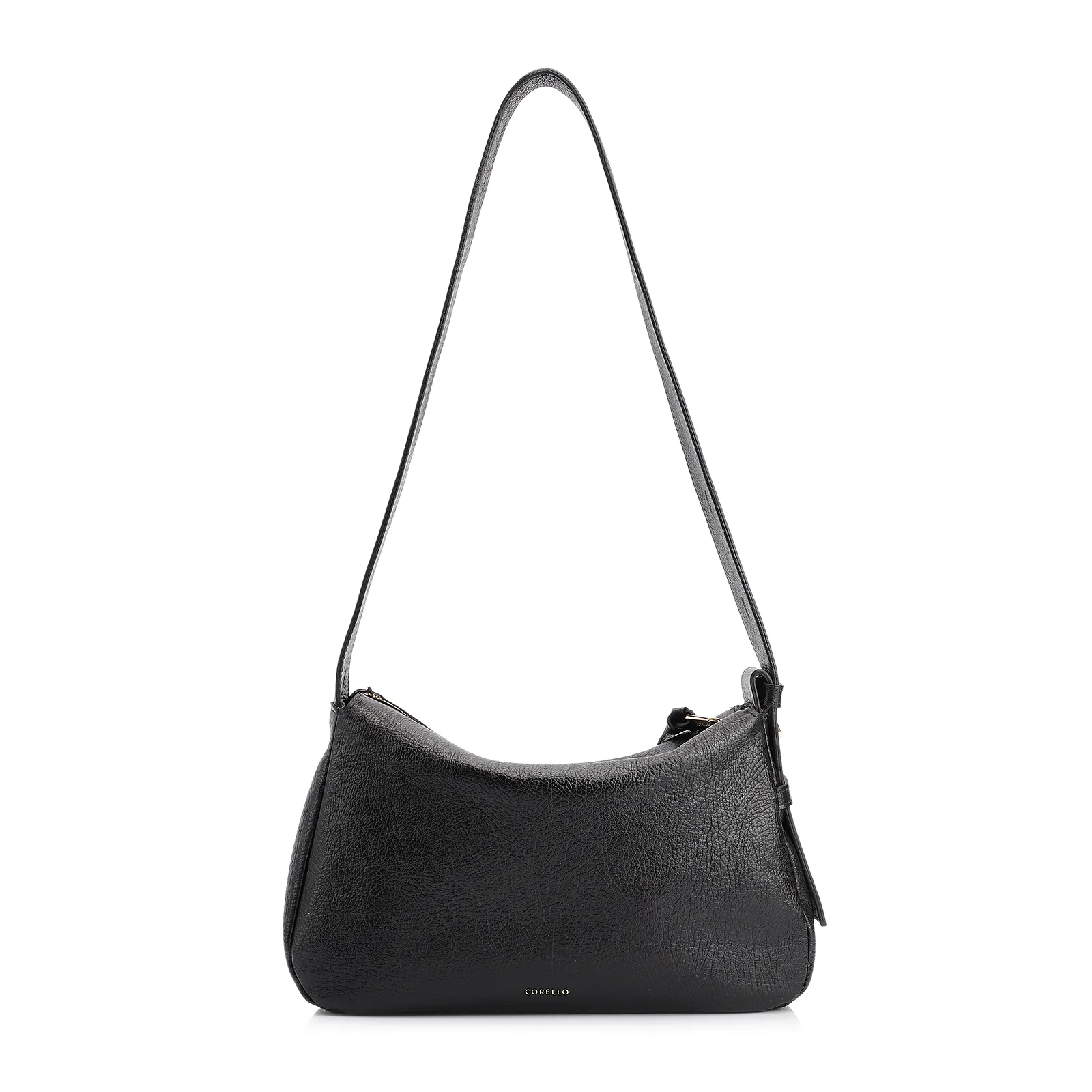 Bolsa De Ombro Couro Antique Preto