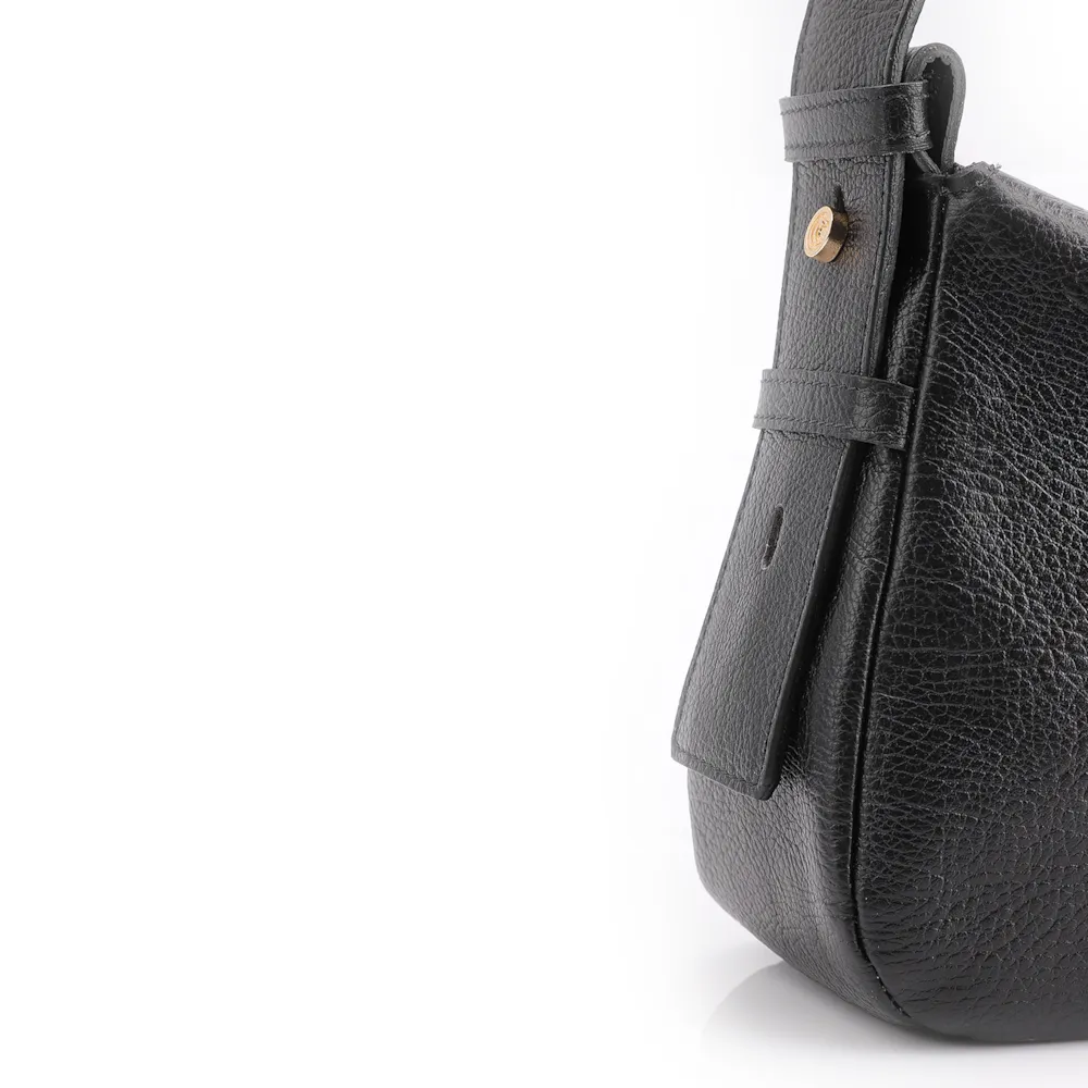 Bolsa De Ombro Couro Antique Preto - imagem 8