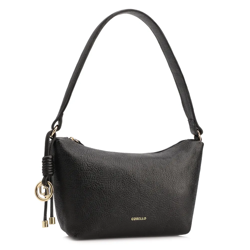 Bolsa De Ombro Couro Antique Preto - imagem 3