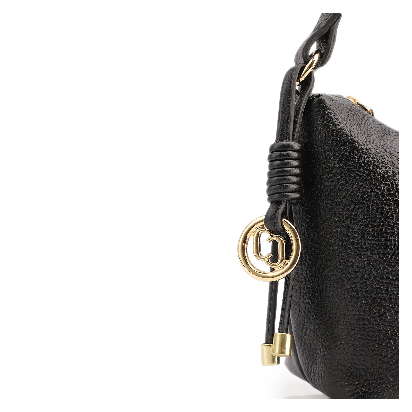 Bolsa De Ombro Couro Antique Preto