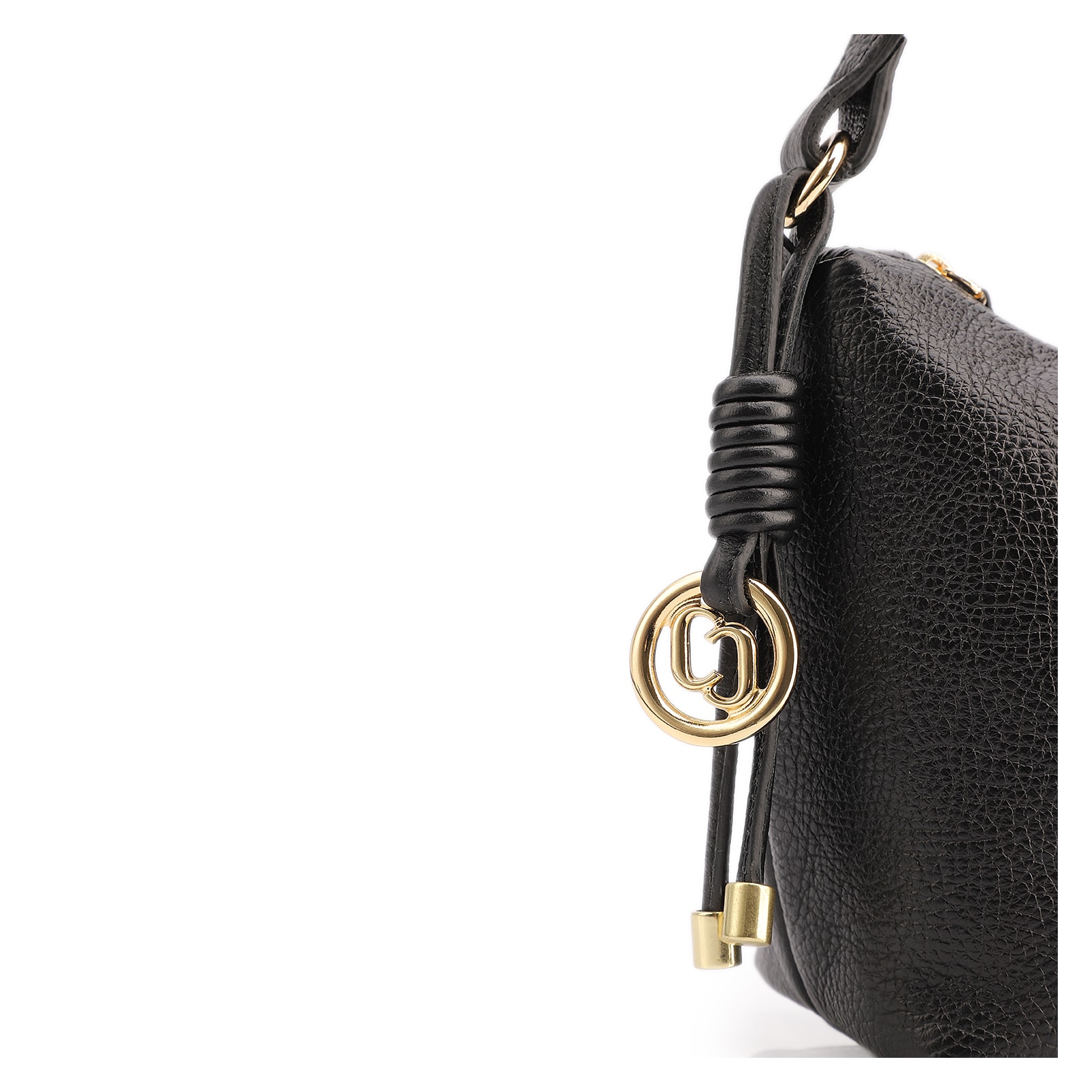 Bolsa De Ombro Couro Antique Preto
