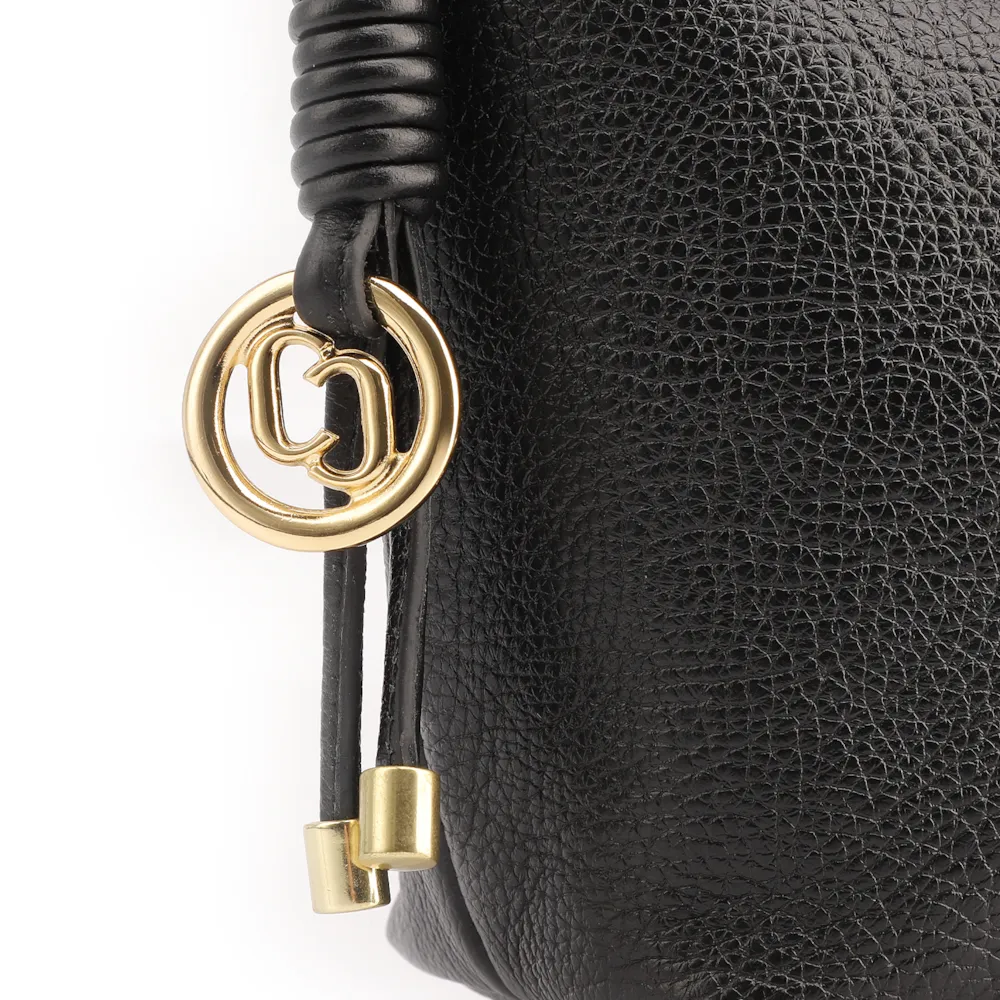 Bolsa De Ombro Couro Antique Preto - imagem 8