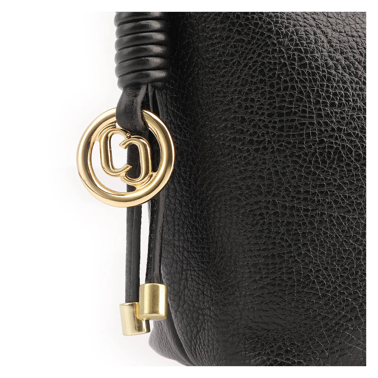 Bolsa De Ombro Couro Antique Preto