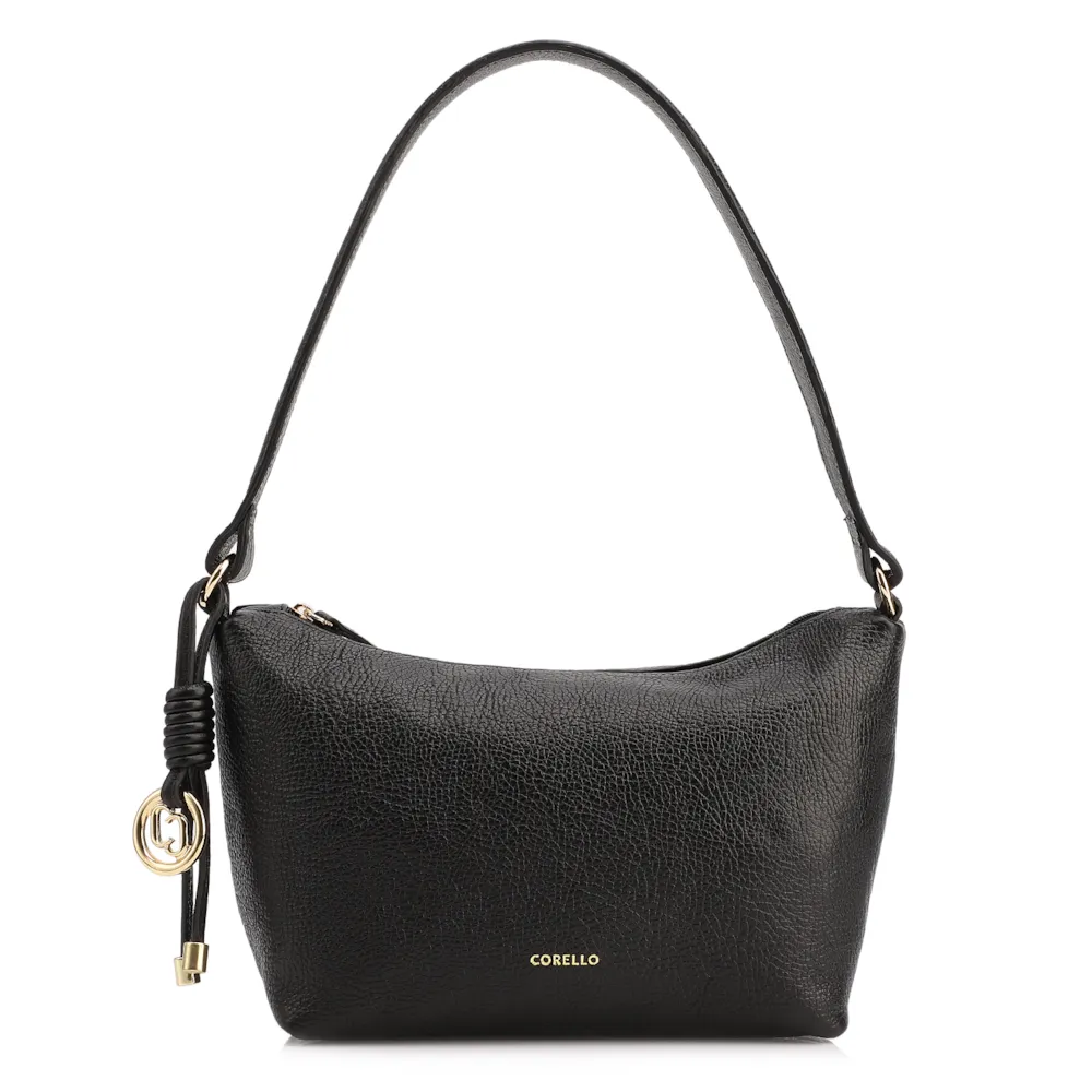 Bolsa De Ombro Couro Antique Preto