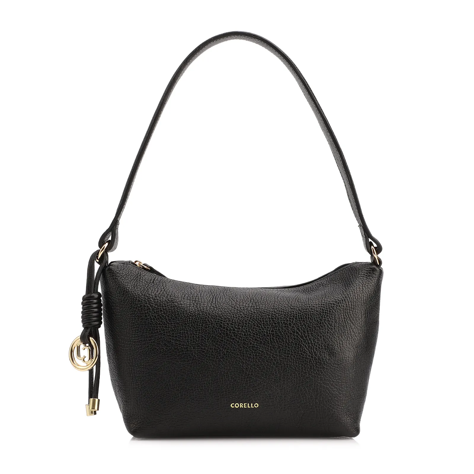 Bolsa De Ombro Couro Antique Preto