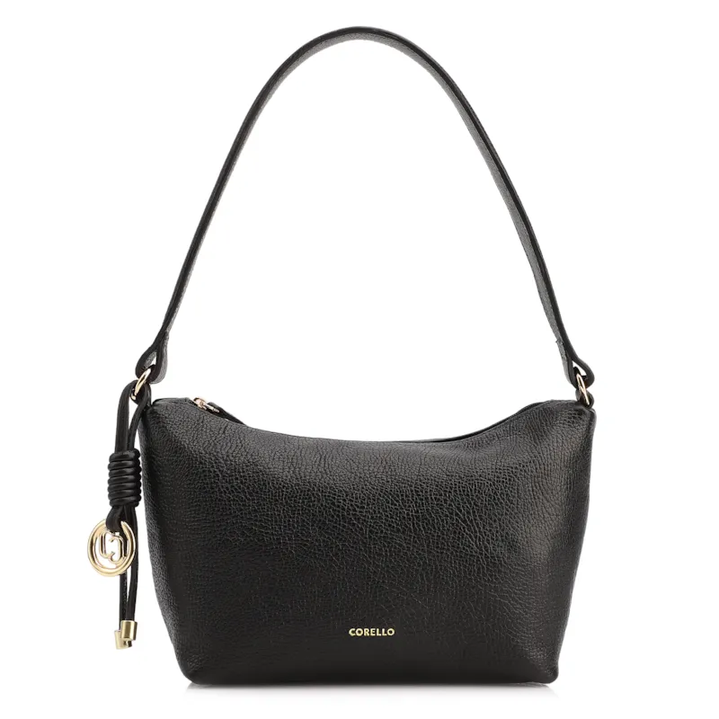 Bolsa De Ombro Couro Antique Preto