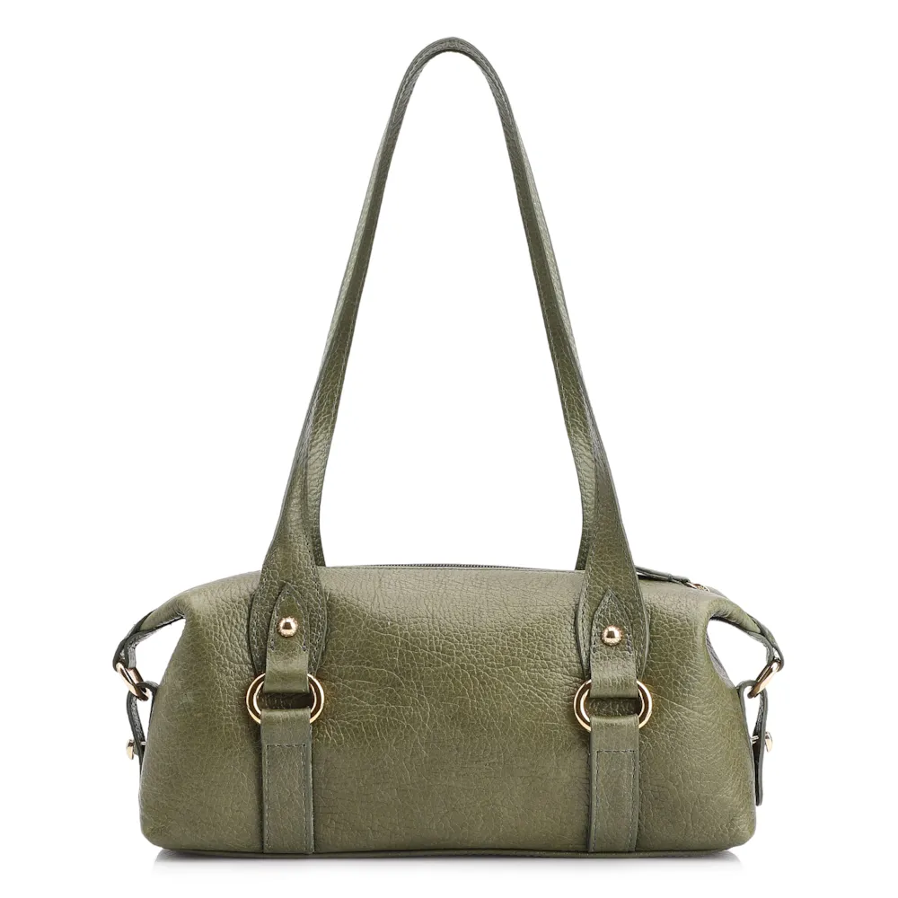Bolsa De Ombro Couro Antique Verde - imagem 3