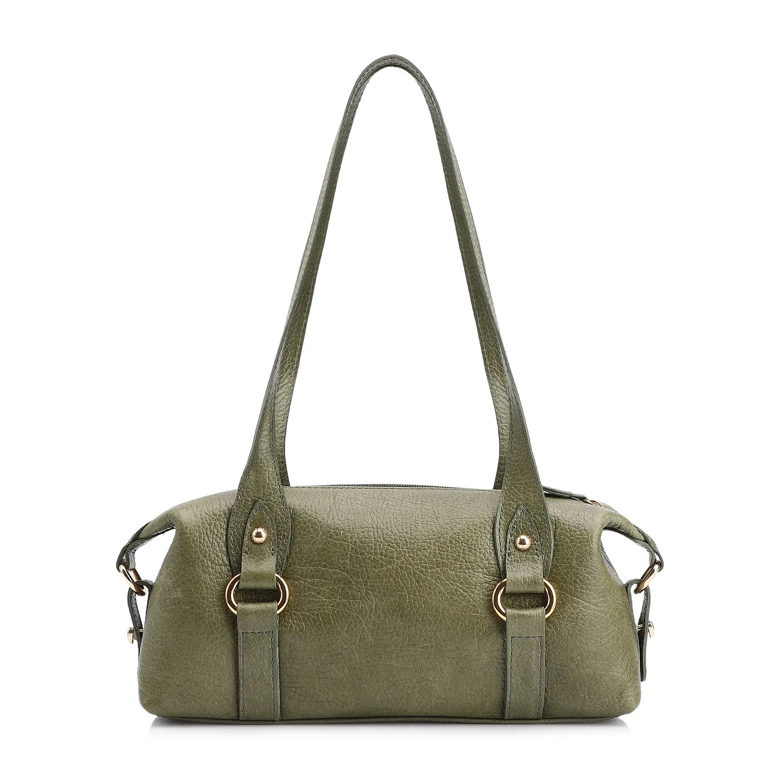 Bolsa De Ombro Couro Antique Verde