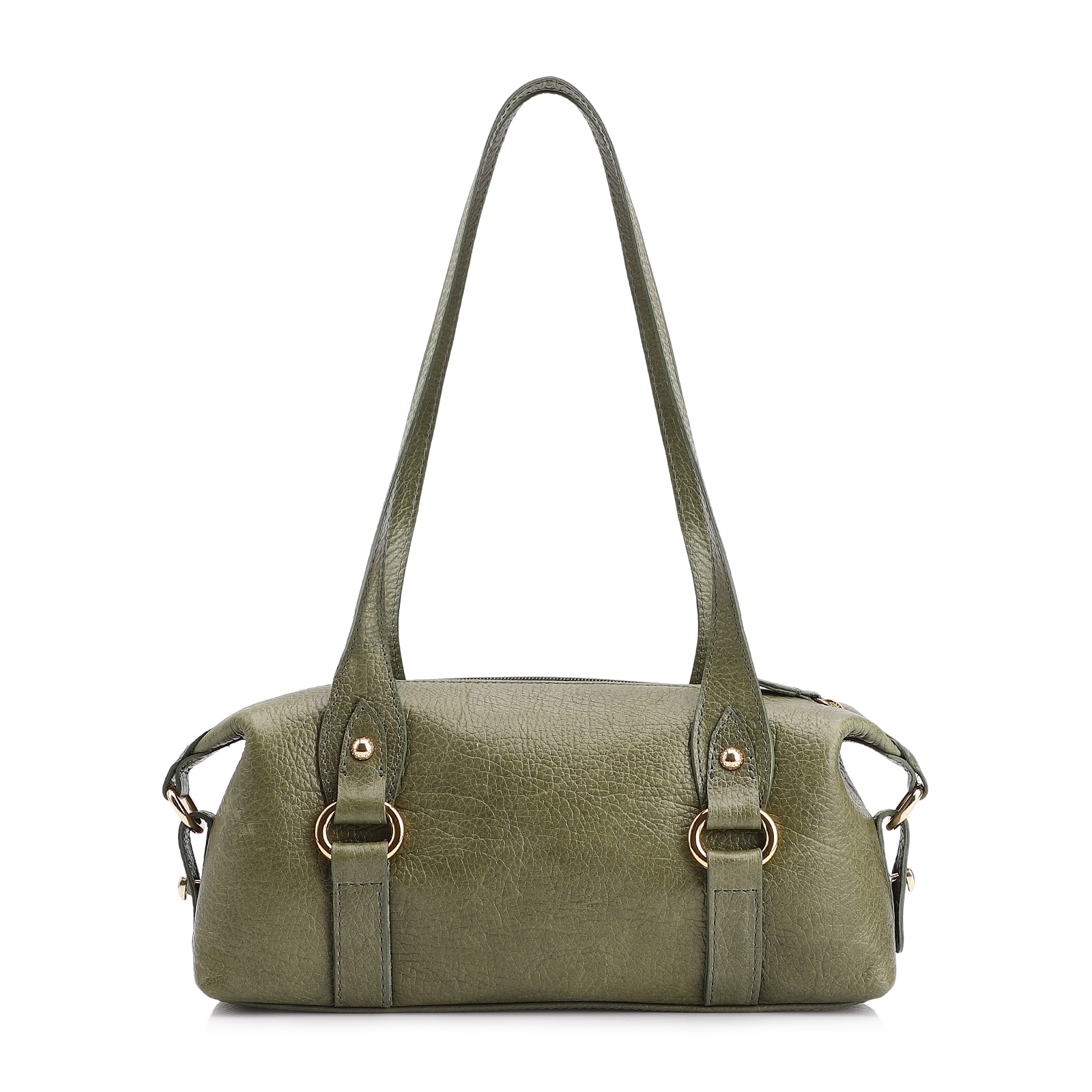 Bolsa De Ombro Couro Antique Verde