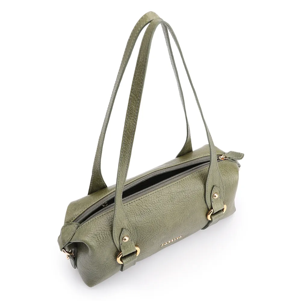Bolsa De Ombro Couro Antique Verde - imagem 4