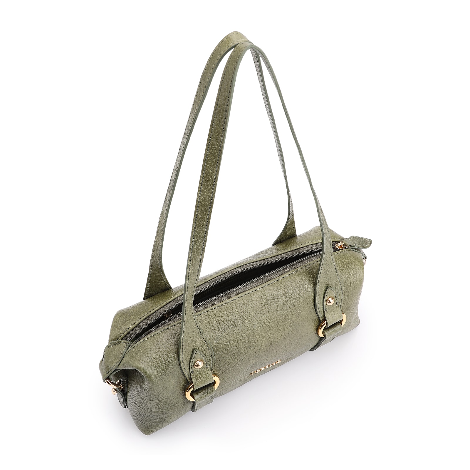 Bolsa De Ombro Couro Antique Verde