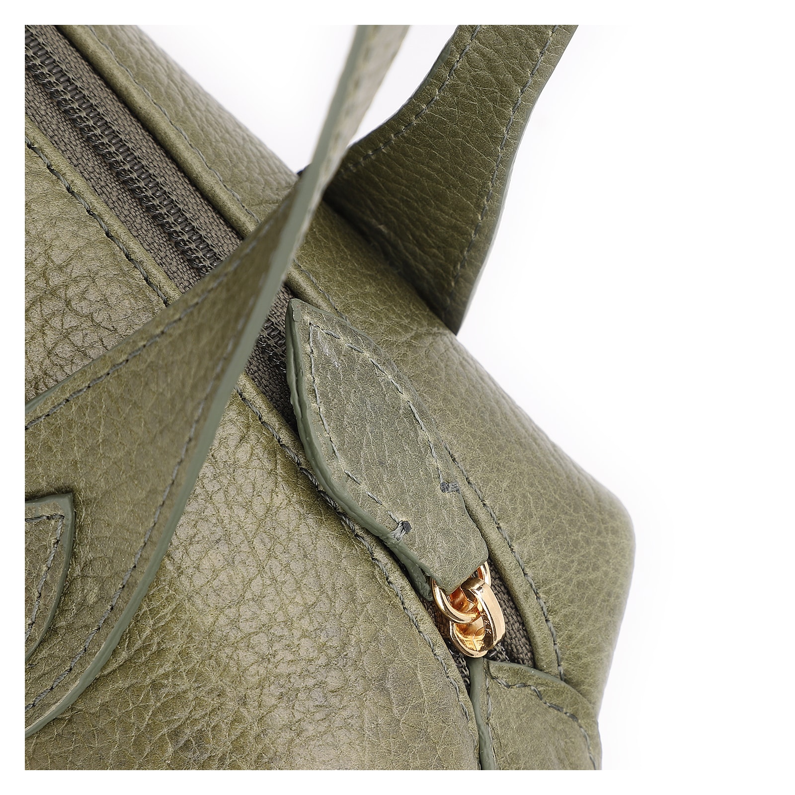 Bolsa De Ombro Couro Antique Verde