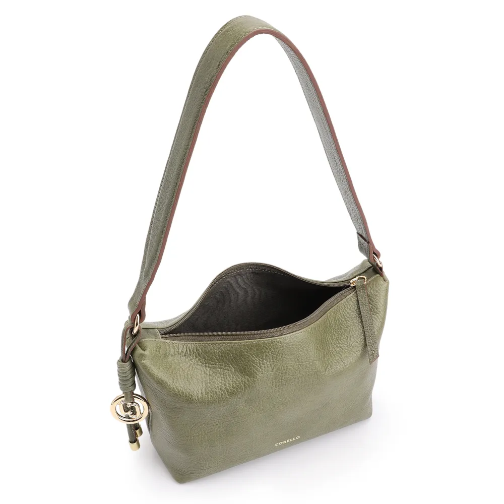 Bolsa De Ombro Couro Antique Verde - imagem 4