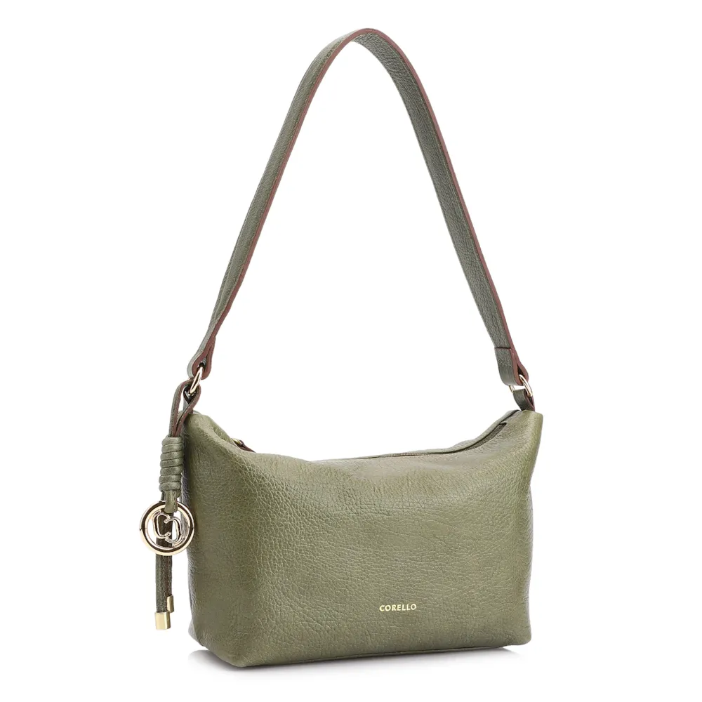 Bolsa De Ombro Couro Antique Verde - imagem 2