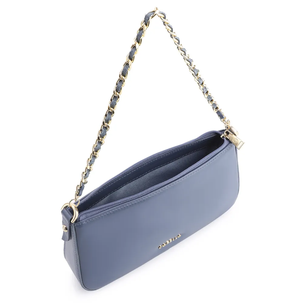 Bolsa De Ombro Couro Azul - imagem 4