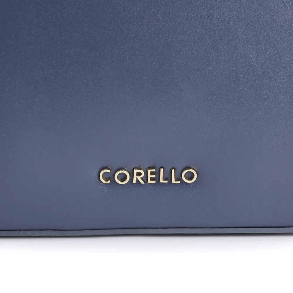 Bolsa De Ombro Couro Azul - imagem 6