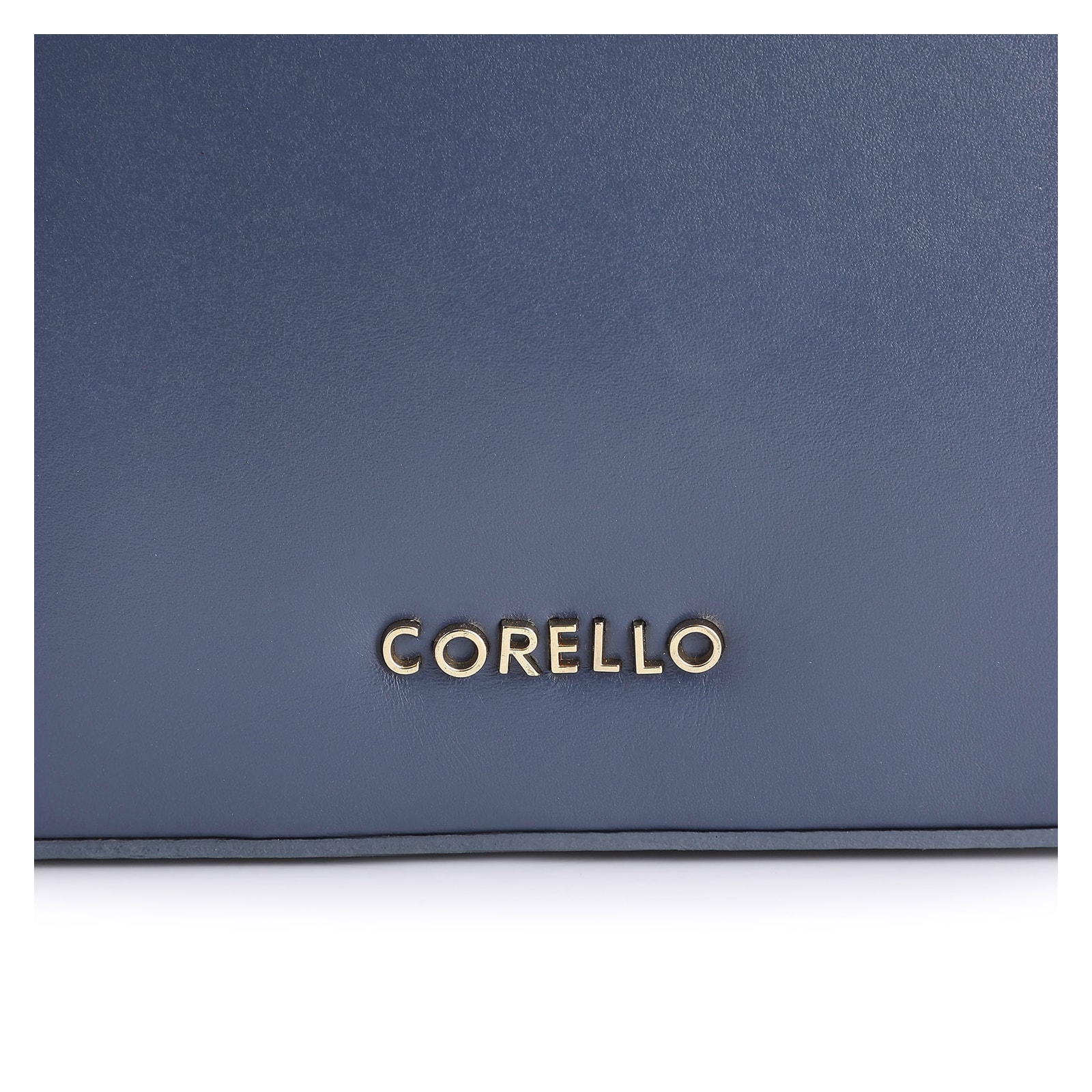 Bolsa De Ombro Couro Azul