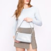 Bolsa De Ombro Couro Azul - imagem 2