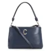 Bolsa De Ombro Couro Azul - imagem 1