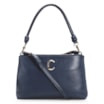 Bolsa De Ombro Couro Azul - imagem 1