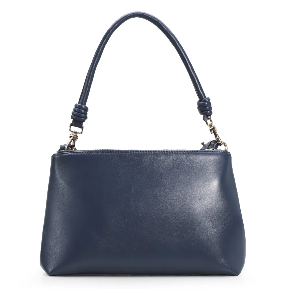 Bolsa De Ombro Couro Azul - imagem 3