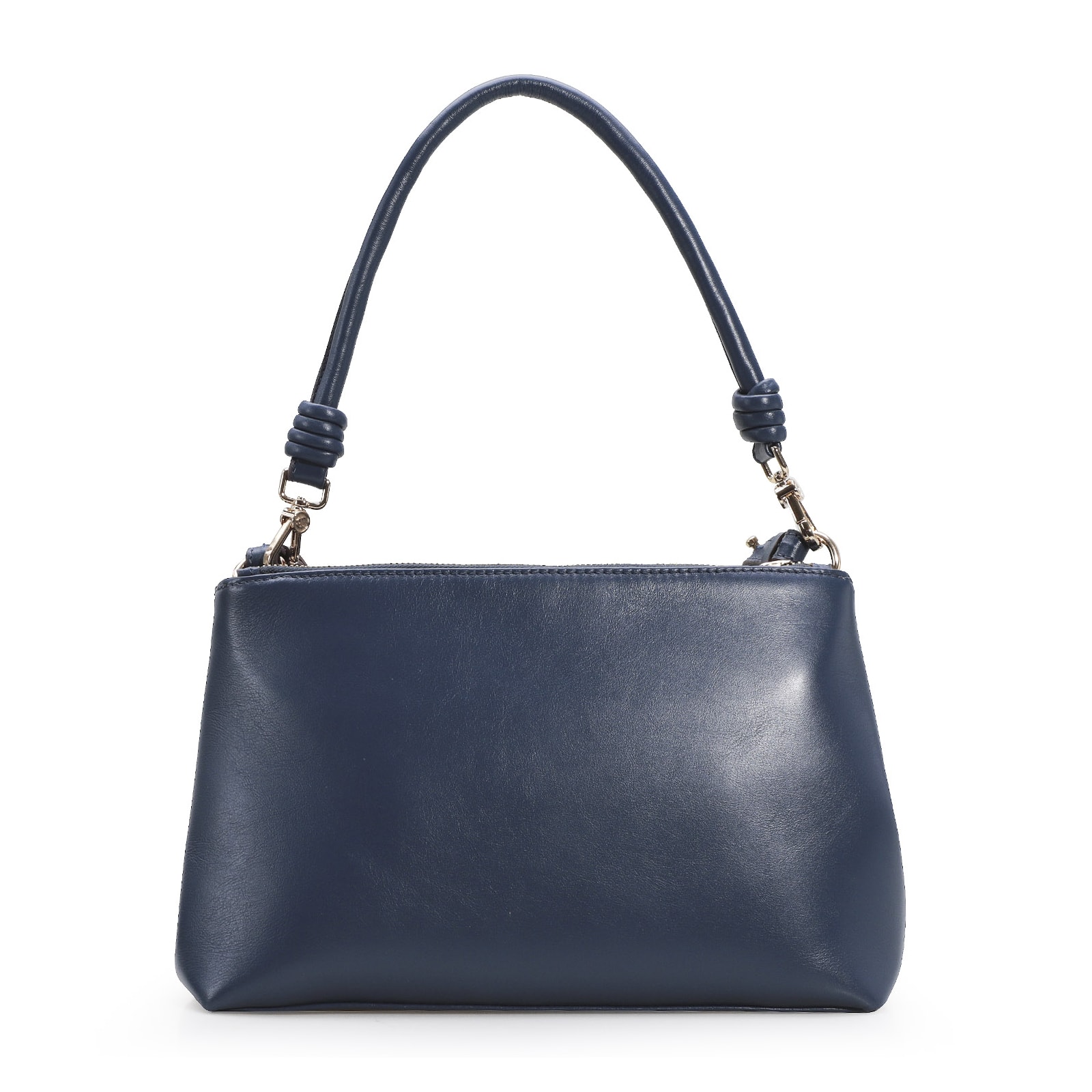 Bolsa De Ombro Couro Azul