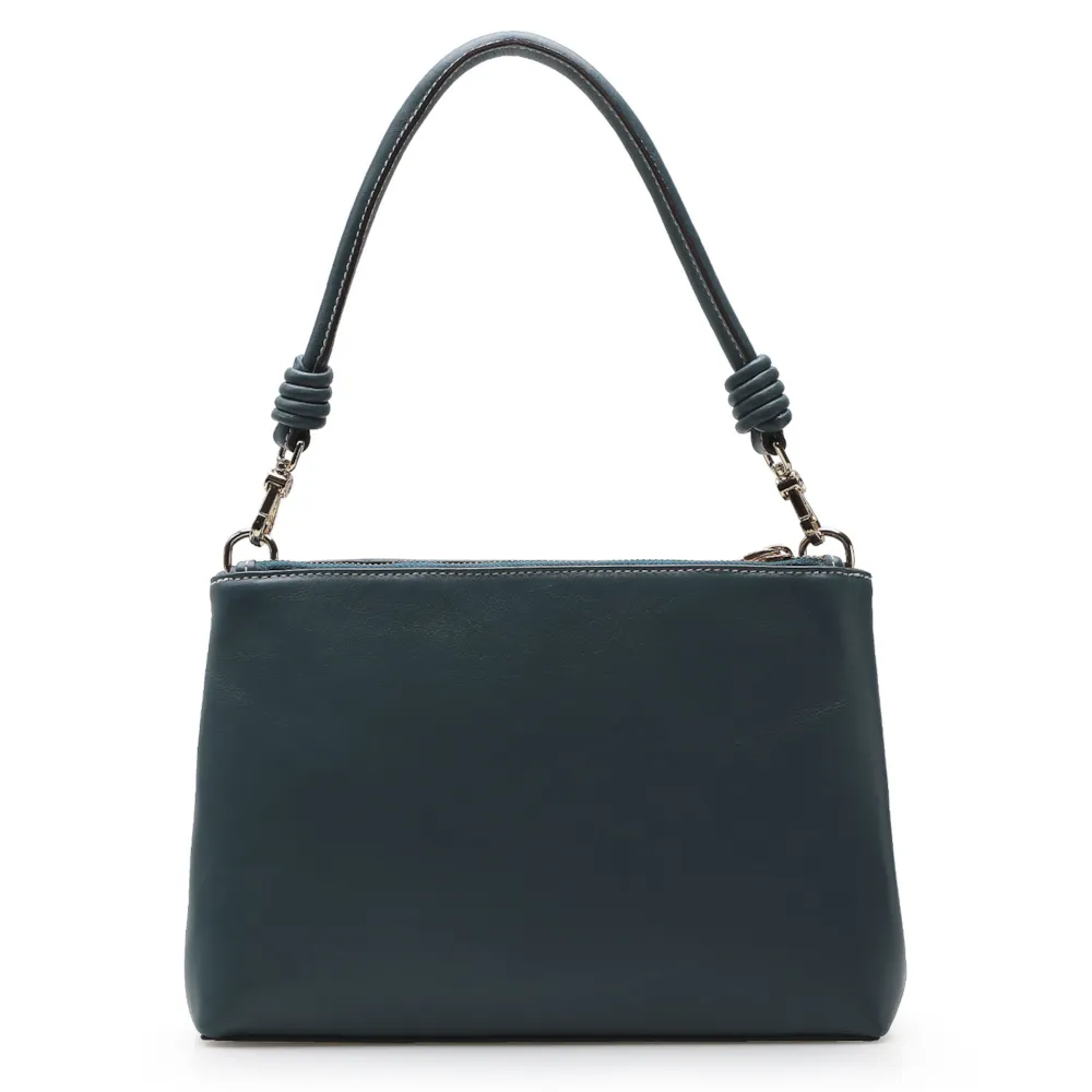 Bolsa De Ombro Couro Azul - imagem 3