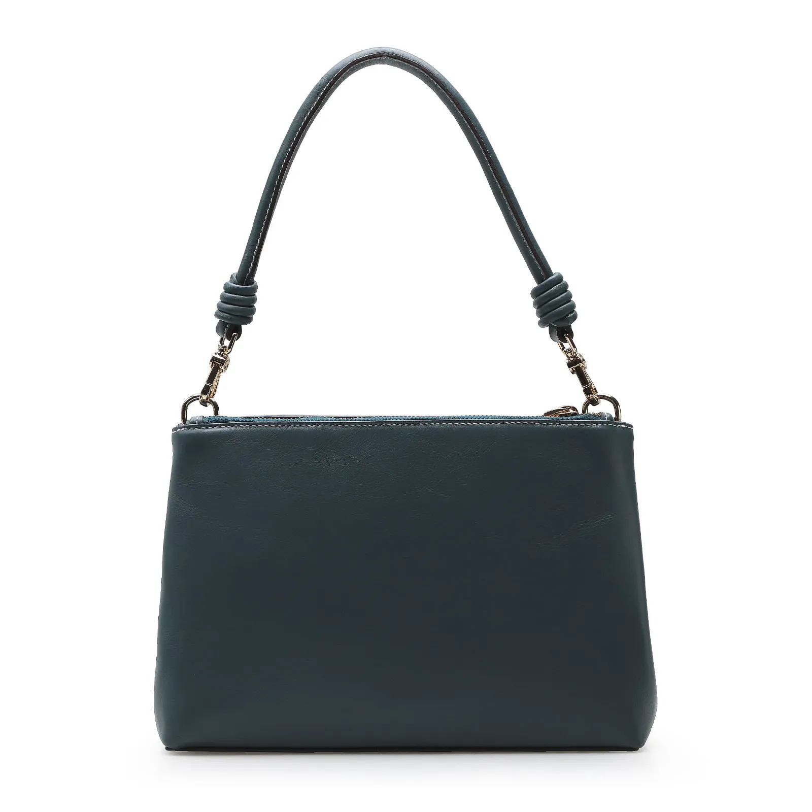 Bolsa De Ombro Couro Azul