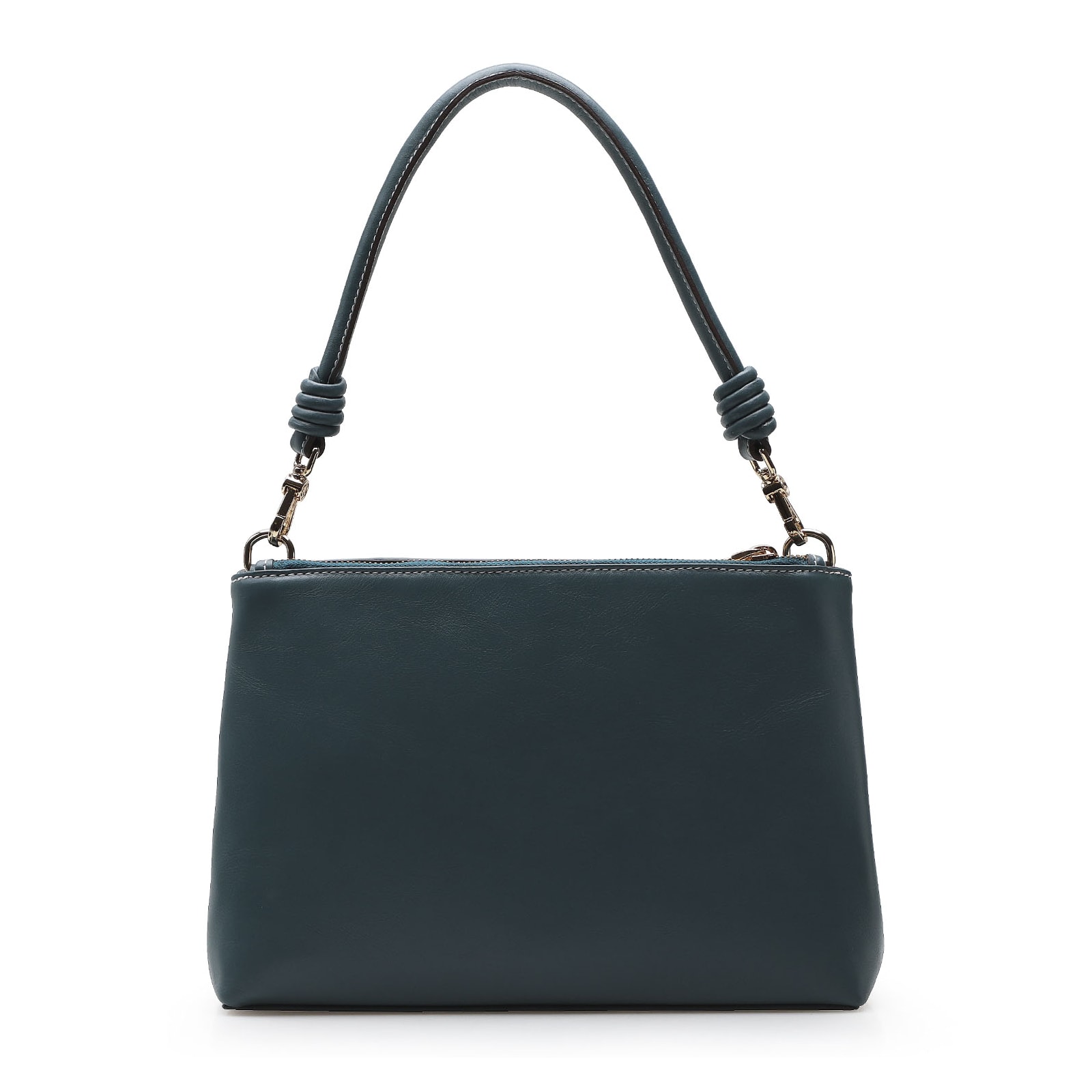 Bolsa De Ombro Couro Azul
