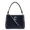 Bolsa De Ombro Couro Azul - imagem 1