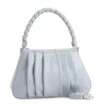 Bolsa De Ombro Couro Azul - imagem 2