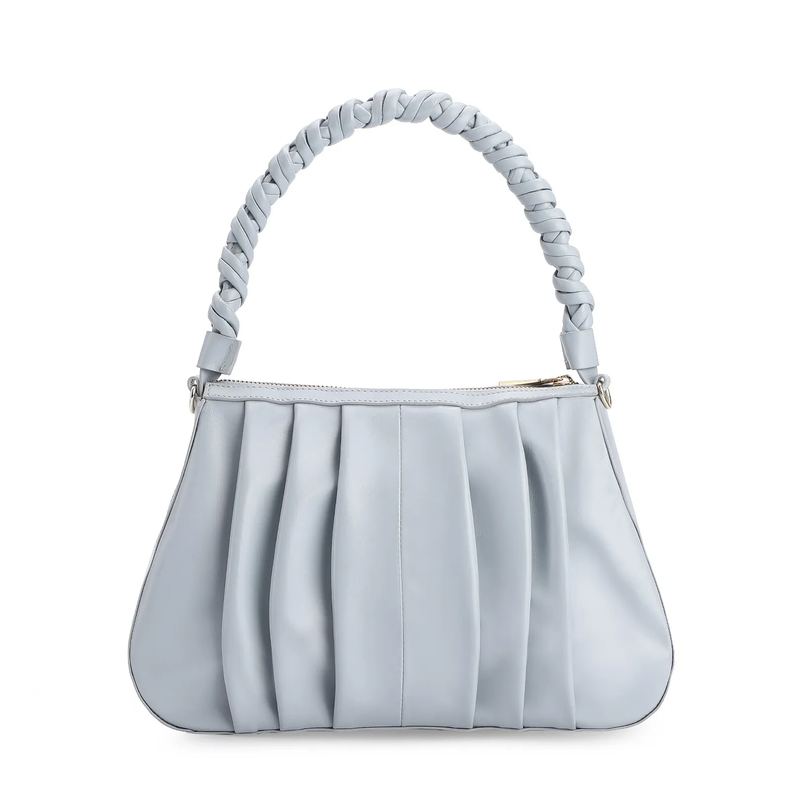 Bolsa De Ombro Couro Azul