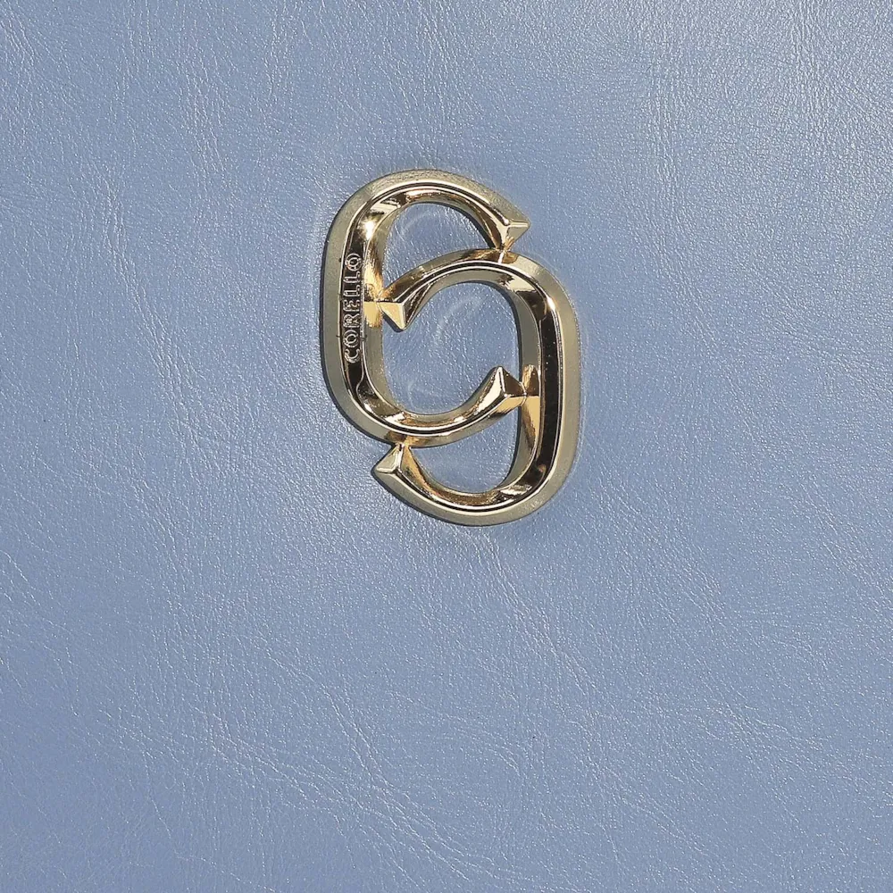 Bolsa De Ombro Couro Azul - imagem 6