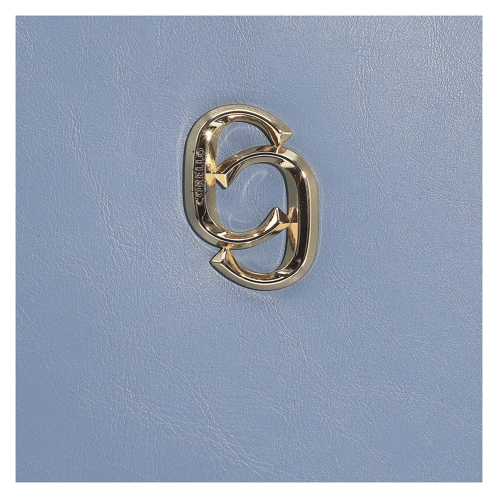 Bolsa De Ombro Couro Azul