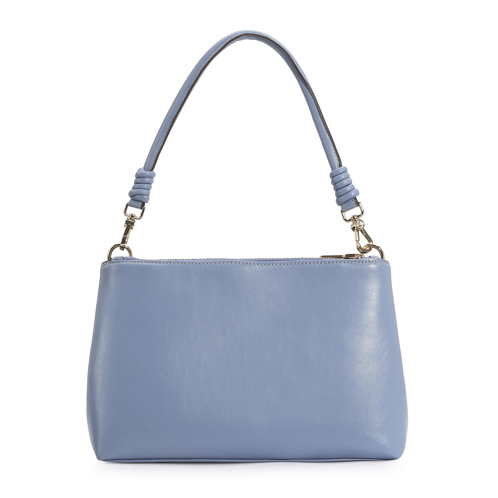 Bolsa De Ombro Couro Azul