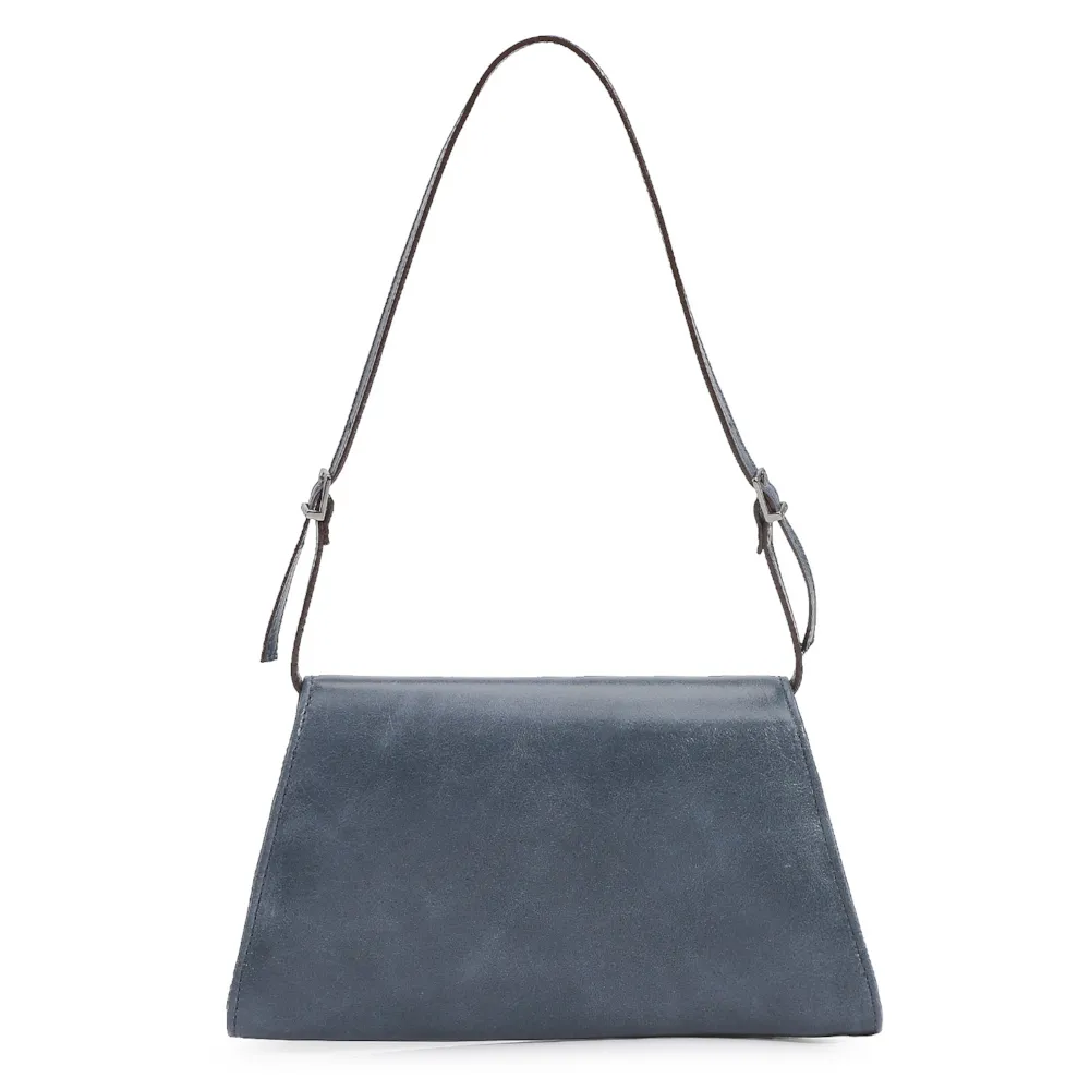 Bolsa De Ombro Couro Azul - imagem 3