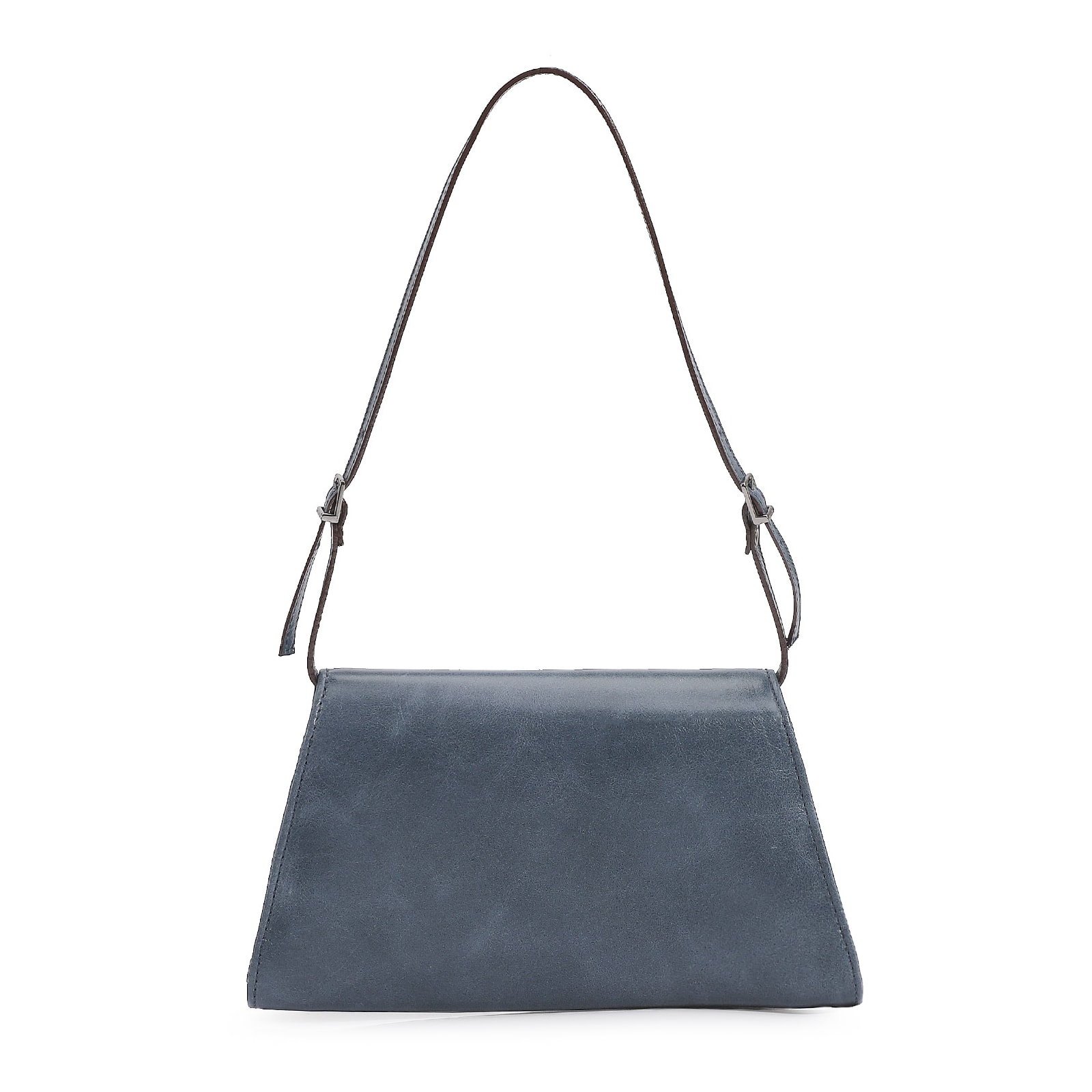 Bolsa De Ombro Couro Azul